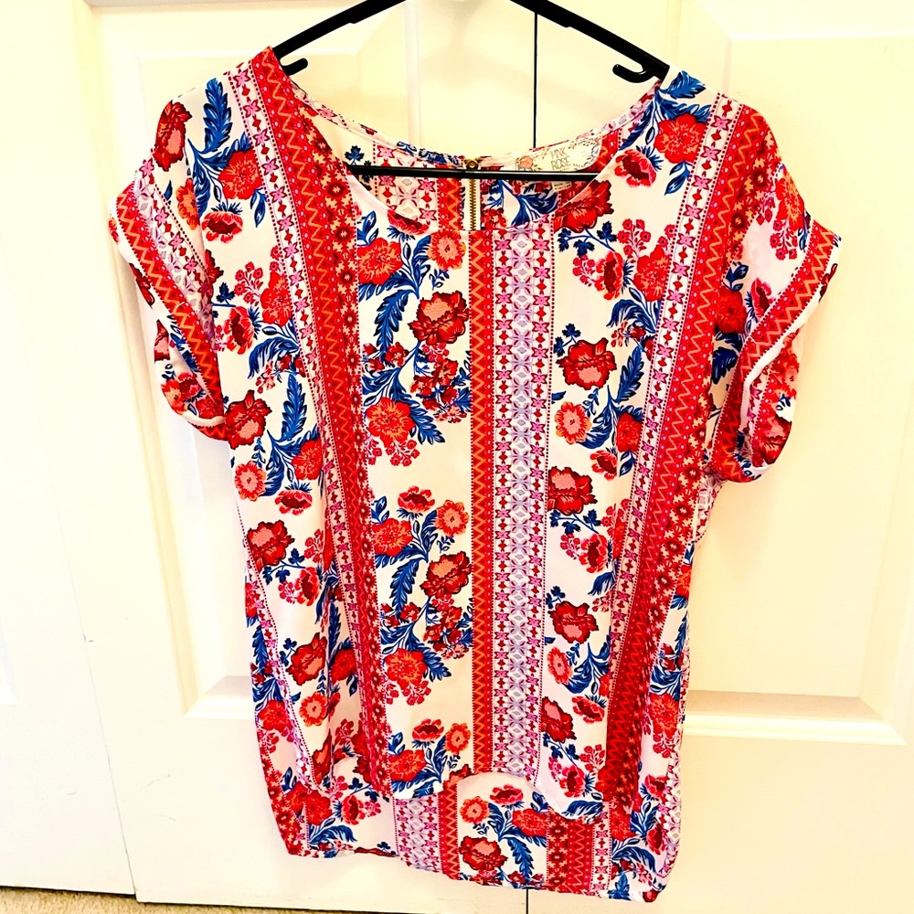 🌹Pink Rose Vintage Top